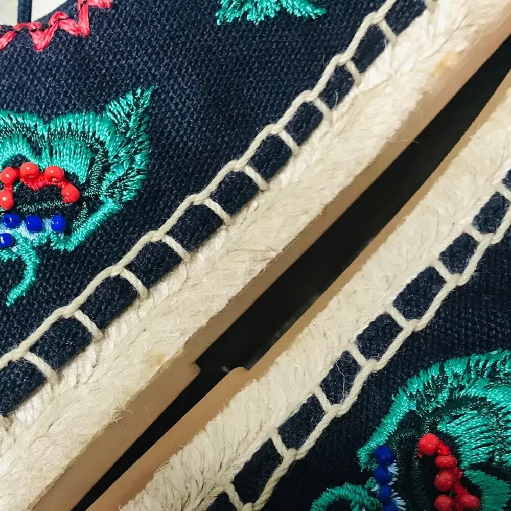 Tory Burch Sonoma Gillie Espadrille-Canvas